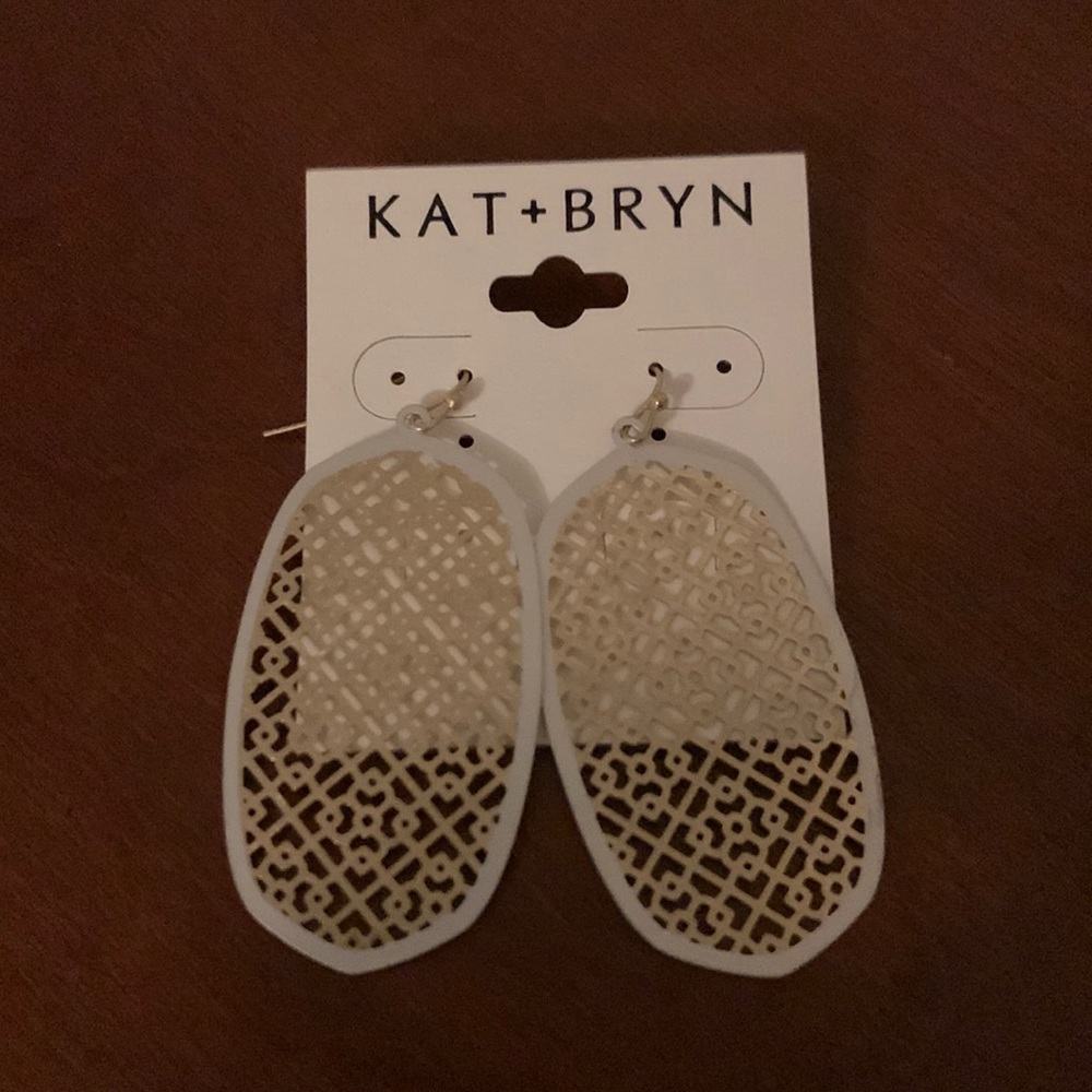Kat and Bryn silver and gold earrings
